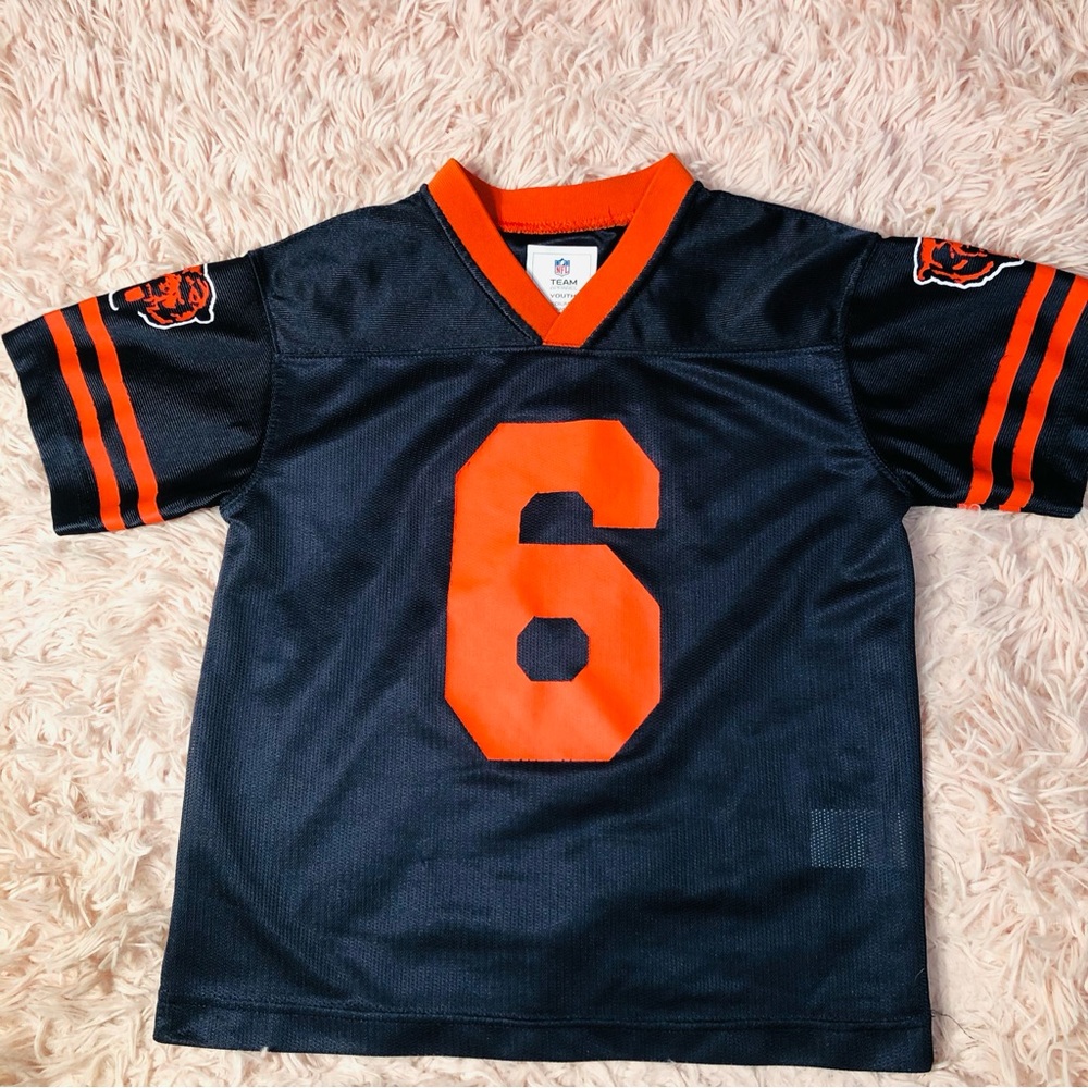 NFL Chicago Bears Jay Cutler #6 NFL Team Apparel Youth Medium 8  Football Jersey